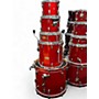 Used Pearl Used Pearl 5 Piece Vision Red Sparkle Drum Kit Red Sparkle