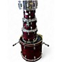 Used Pearl 5 Piece Vision Ruby Drum Kit Ruby