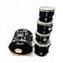 Used Pearl 5 Piece Vision Series Black Drum Kit Black