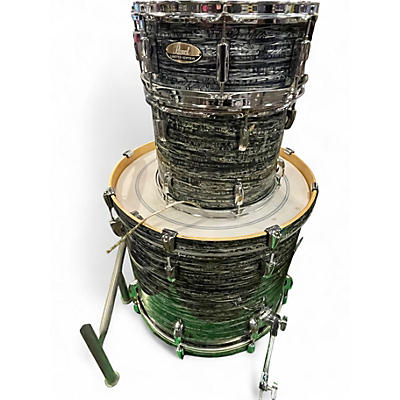 Used Pearl 5 Piece Vision Silver Drum Kit