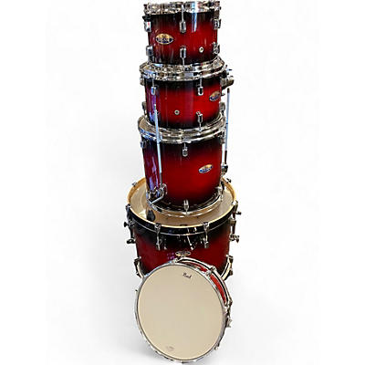 Used Pearl 5 Piece decade maple red Drum Kit