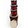 Used Pearl 5 Piece decade maple red Drum Kit red