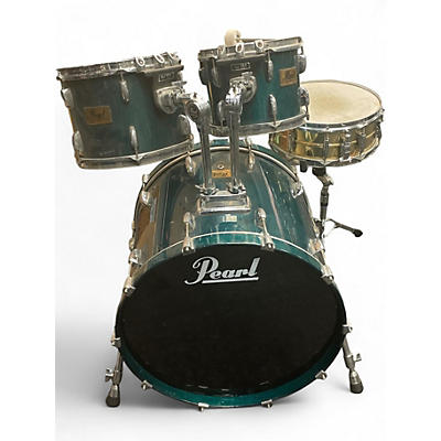 Used Pearl 5 Piece prestige sessions select Emerald Green Drum Kit