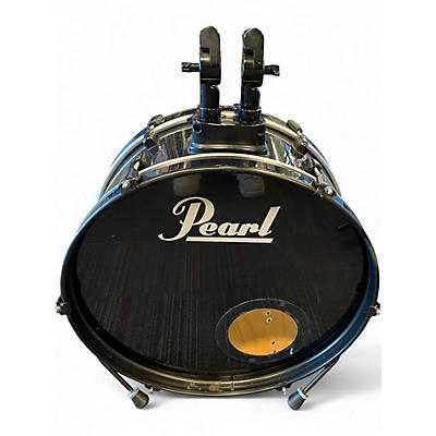 Used Pearl 5 Piece rhythm traveler Black Drum Kit