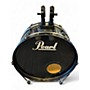 Used Pearl 5 Piece rhythm traveler Black Drum Kit Black