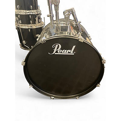Used Pearl 5 Piece soundcheck Black Drum Kit