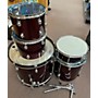 Used Pearl Center Stage Drum Kit Red Sparkle