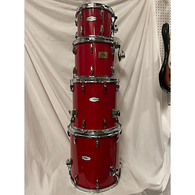 Pearl Used Pearl 5 piece ECX Candy Apple Red Drum Kit