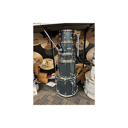 Pearl Used Pearl 5 piece Export Graphite Pearl Drum Kit Graphite Pearl