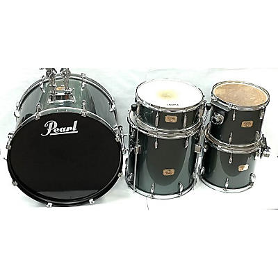 Pearl Used Pearl 5 piece Export Metallic Green Drum Kit