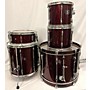 Used Pearl Used Pearl 5 piece Export Series Wine Red Drum Kit Wine Red