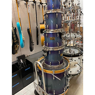 Pearl Used Pearl 5 piece MASTER CUSTOM COARL BLU Drum Kit