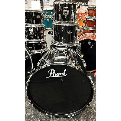 Pearl Used Pearl 5 piece ROADSHOW BLACK Drum Kit