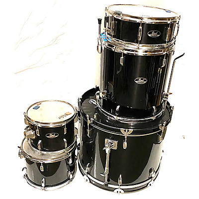 Pearl Used Pearl 5 piece Roadshow Black Drum Kit