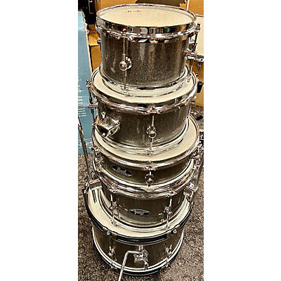 Used Pearl 5 piece Roadshow Jr Metallic Gray Drum Kit