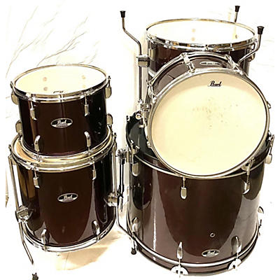 Pearl Used Pearl 5 piece Roadshow Maroon Drum Kit