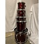 Used Pearl Used Pearl 5 piece Roadshow Sparkle Red Drum Kit sparkle red