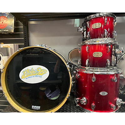 Pearl Used Pearl 5 piece SESSION Custom Candy Apple Red Drum Kit