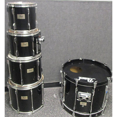 Used Pearl 5 piece Session Elite Black Drum Kit