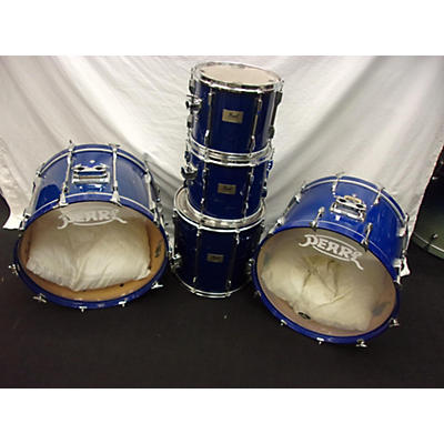 Used Pearl 5 piece Session Elite Royal Blue Drum Kit