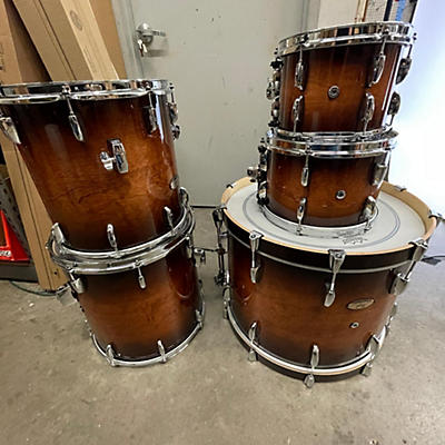 Pearl Used Pearl 5 piece Session Studio Classic Barnwood Brown Drum Kit