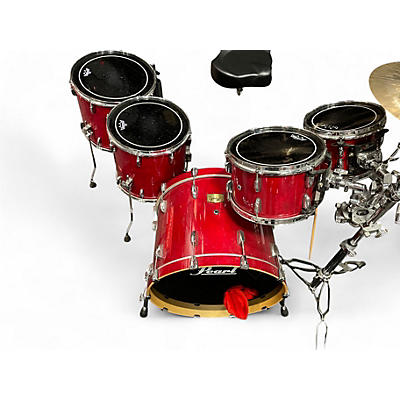 Pearl Used Pearl 5 piece Session Studio Classic Candy Apple Red Drum Kit