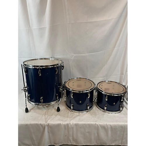 Pearl Used Pearl 5 piece Vision Birch Blue Drum Kit Blue