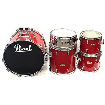 Pearl Used Pearl 5 piece World Series 5 Piece Ferrari Red Drum Kit