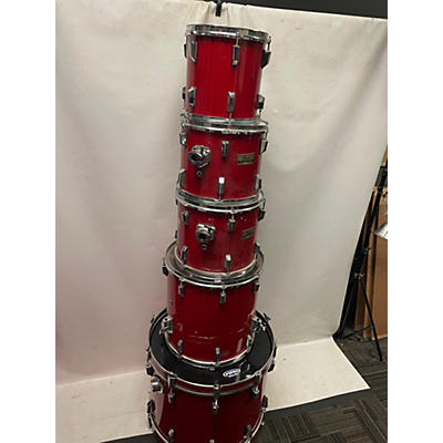 Pearl Used Pearl 5 piece World Series FERRARI RED Drum Kit