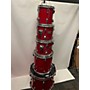 Used Pearl Used Pearl 5 piece World Series FERRARI RED Drum Kit FERRARI RED