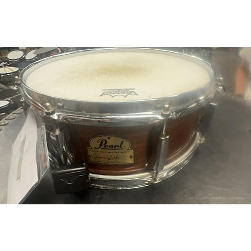 Pearl Used Pearl 5.5X13 Omar Hakim Snare Drum Walnut Walnut 9