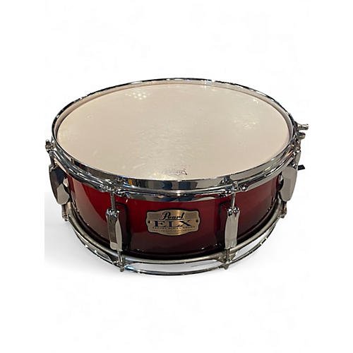 Used Pearl 5.5X14 ELX Red Fade Drum Red Fade 10
