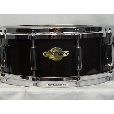 Pearl Used Pearl 5.5X14 Masters Premium Snare Drum Brown