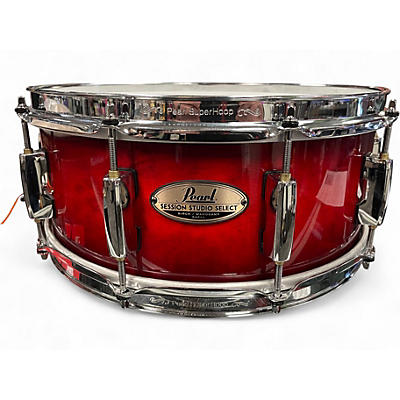 Used Pearl 5.5X14 SESSION STUDIO SELECT ANTIQUE CRIMSON BURST Drum