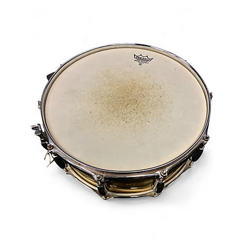 Used Pearl 5.5X14 Sensitone Brass Snare BRASS Drum BRASS 10