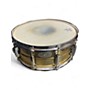 Used Pearl 5.5X14 Sensitone Custom Alloy Brass Brass Drum Brass 10