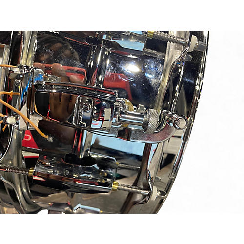 Used Pearl 5.5X14 Sensitone Elite Snare Chrome Silver Drum Chrome Silver 10