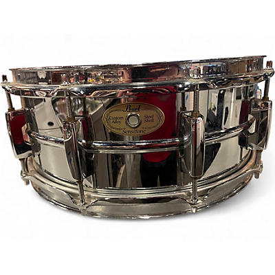 Used Pearl 5.5X14 Sensitone Snare Chrome Drum