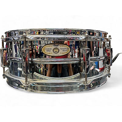 Pearl Used Pearl 5.5X14 Sensitone Snare STEEL Drum