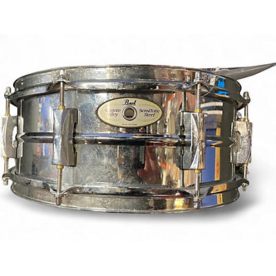 Used Pearl 5.5X14 Sensitone Snare Steel Drum