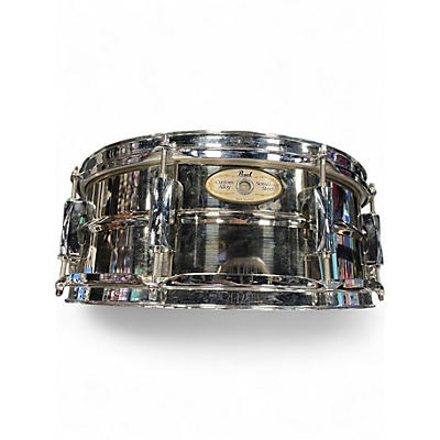 Used Pearl 5.5X14 Sensitone Snare stainless steel Drum