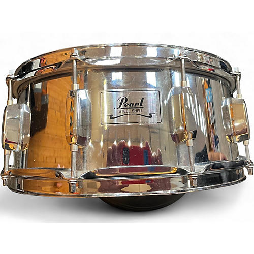 Used Pearl 5.5X14 Student Series steel Drum steel 10