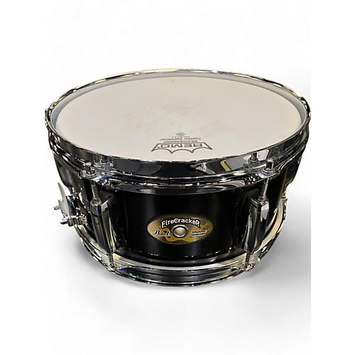 Used Pearl 5X10 Firecracker Snare Black Drum Black 102