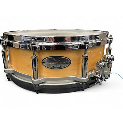 Used Pearl 5X14 Free Floating Snare Natural Drum