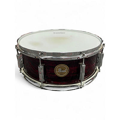 Used Pearl 5X14 Limited Edition Snare Strata Red Drum