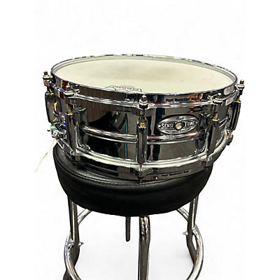 Used Pearl 5X14 Sensitone Snare 10 Lug Chrome Drum