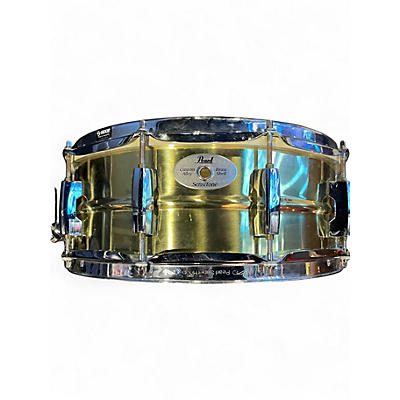 Used Pearl 5X14 Sensitone Snare Brass Drum
