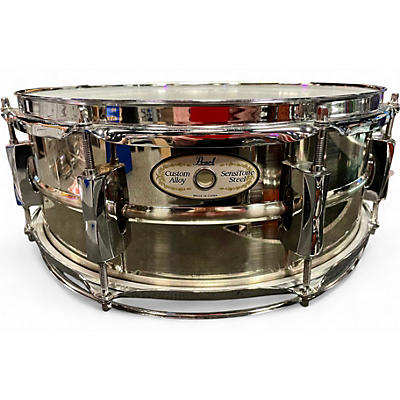 Pearl Used Pearl 5X14 Sensitone Snare Steel Drum