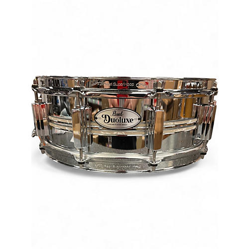 Used Pearl 5X14 duoluxe Chrome Drum Chrome 8