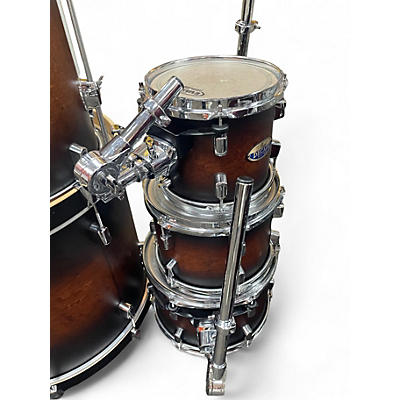 Used Pearl 6 Piece 6 Piece Decade Maple Shells Brown Drum Kit